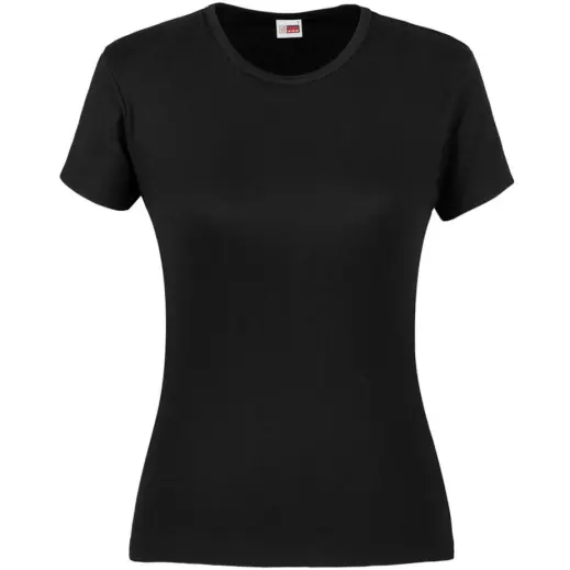 Ladies California T-Shirt Black Front